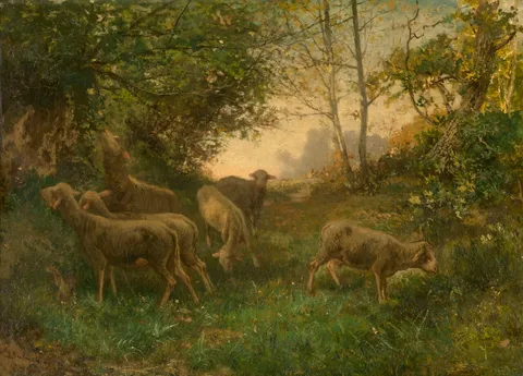 Hippolyte Boulenger, Sheep on the Fringe of the Wood