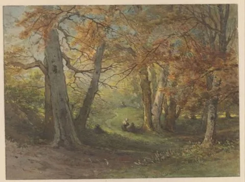 Maria Vos, Bosgezicht bij Oosterbeek