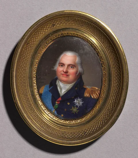 Jean-Baptiste Jacques Augustin, Portrait of Louis XVIII