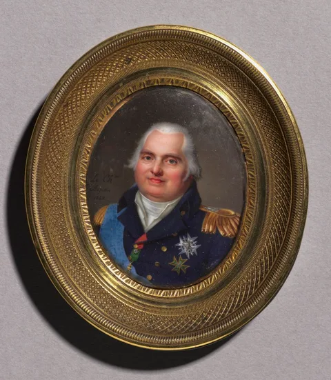Jean-Baptiste Jacques Augustin, Portrait of Louis XVIII