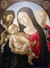 Neroccio di Bartolomeo de' Landi, Madonna and Child with St. John the Baptist and St. Mary Magdalene