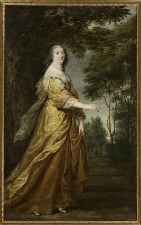 Justus van Egmont, Portrait of Marie Louise Gonzaga de Nevers.
