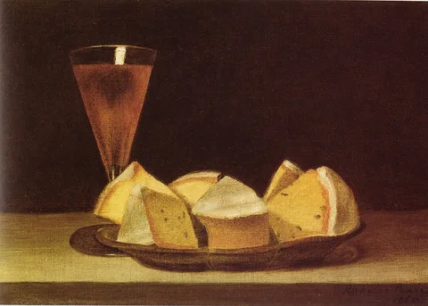 Rubens Peale, Cake and Wine Glass