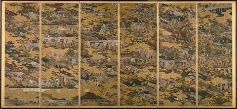 Iwasa Matabē, Rakuchū rakugai zu (Funaki)