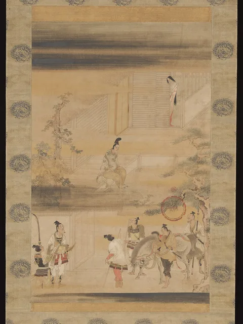 Iwasa Matabē, “Taira no Koremori’s Farewell,”  from The Tale of the Heike (Heike monogatari)