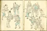 Watanabe Kazan, Itso Hyakutai (A Hundred Figures in a Single Sweep)