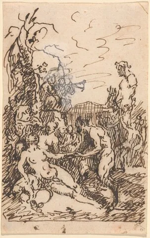 Martin Johann Schmidt, Satyrs and Nymphs