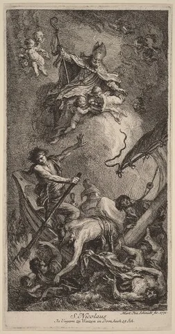 Martin Johann Schmidt, Saint Nicholas Rescuing Sailors