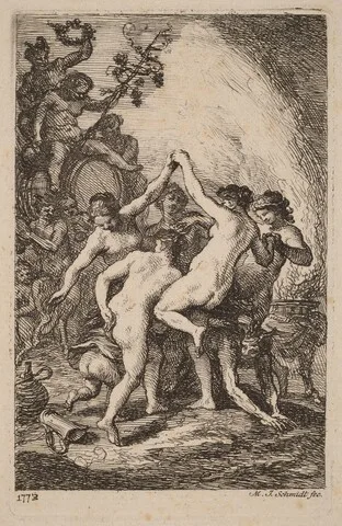 Martin Johann Schmidt, The Triumph of Bacchus with Dancing Nymphs