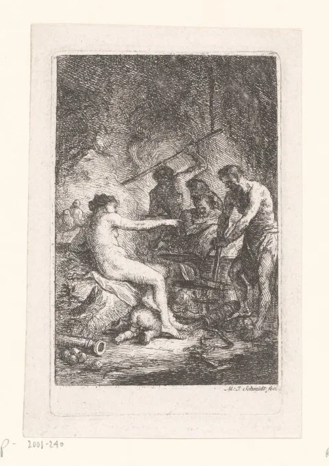 Martin Johann Schmidt, Venus in de smidse van Vulcanus