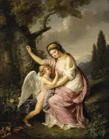 Marie-Victoire Lemoine, Woman and Cupid