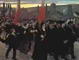 Jules Adler, Workers on strike at Le Creusot