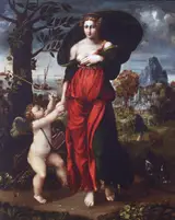 Battista Dossi, Venus and Cupid