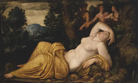 Battista Dossi, Nymph of Spring