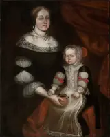 Thomas Smith, Mrs. Richard Patteshall (Martha Woody) and Child