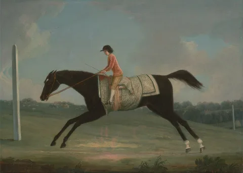Thomas Smith, Borlase Cokayne as a Boy riding Sultana
