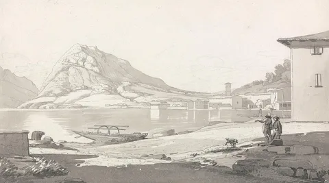 Thomas Smith, Town and Lake of Lugano