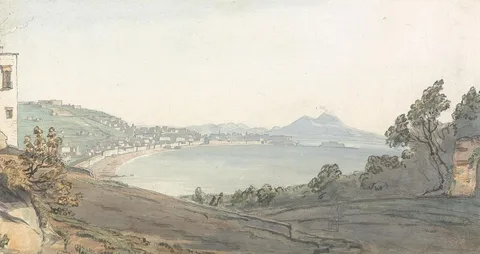 Thomas Smith, Chiaja of Naples from Posillipo