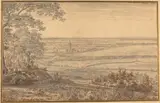 Joris van der Haagen, Extensive Landscape Seen from the Edge of a Forest