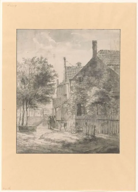 Joris van der Haagen, Gezicht op een herberg