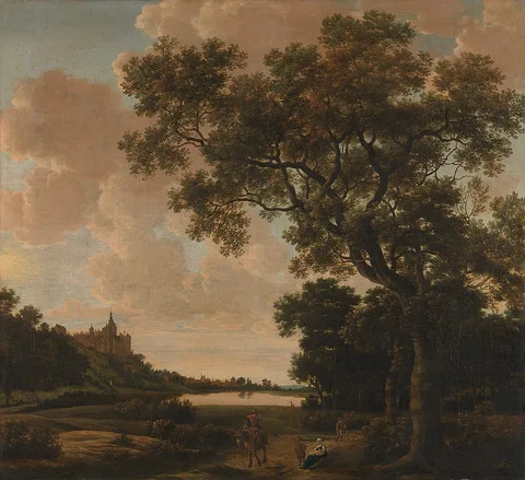 Joris van der Haagen, Landscape with the Schwanenturm, Kleve