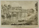 Louis-Pierre Baltard, The Environs of Paris: Alfort Mill