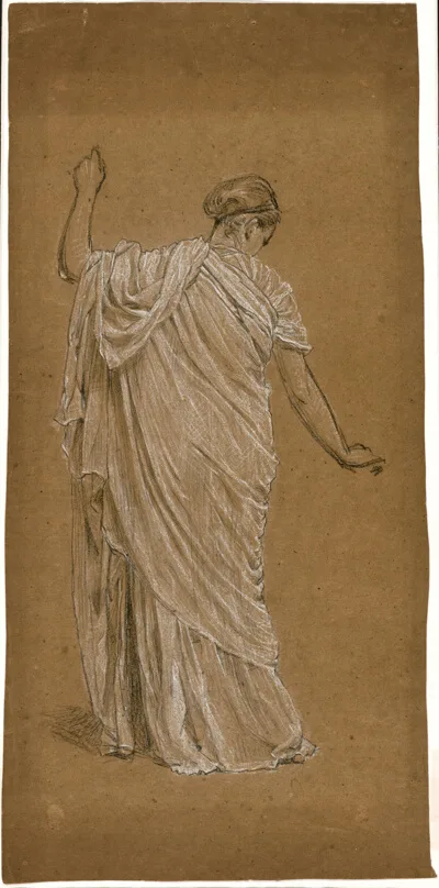 Albert Joseph Moore, Study for "A Garden"