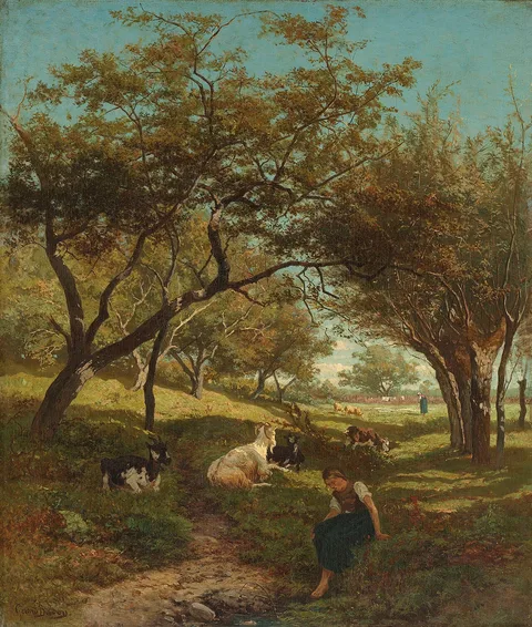 Gerard Bilders, The Goatherdess