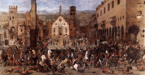 Domenico Morone, Battle between the Gonzaga and the Bonacolsi