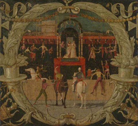 Domenico Morone, The Rape of the Sabines (after the signal)