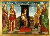 Domenico Morone, Virgin and Child Enthroned with Four Attendant Saints