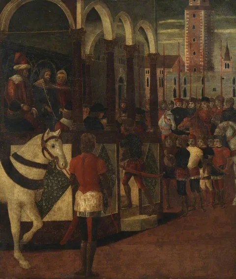 Domenico Morone, King Giving an Audience
