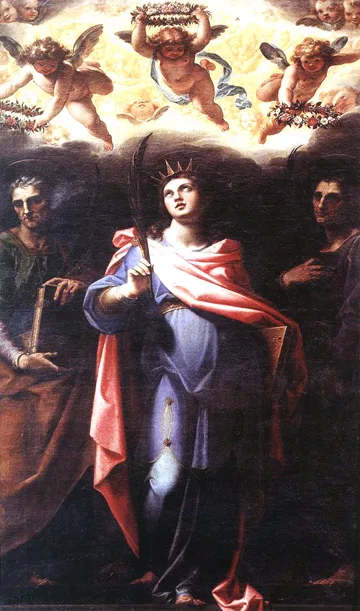 Cristoforo Roncalli, Saint Domitilla with Saint Nereus and Achilleus
