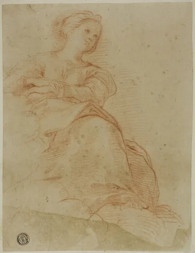 Cristoforo Roncalli, Woman Seated on Clouds