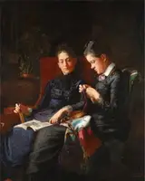 Susan Macdowell Eakins, Portrait of Mary and Elizabeth Macdowell