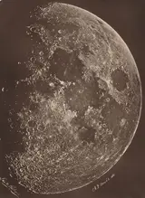 Lewis Morris Rutherfurd, Photographie de la lune a son 1er Quartier