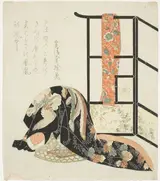 Yanagawa Shigenobu, Scenting a kimono with incense