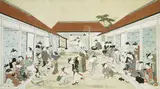 Kitao Shigemasa, Women's Bathhouse and Laundry