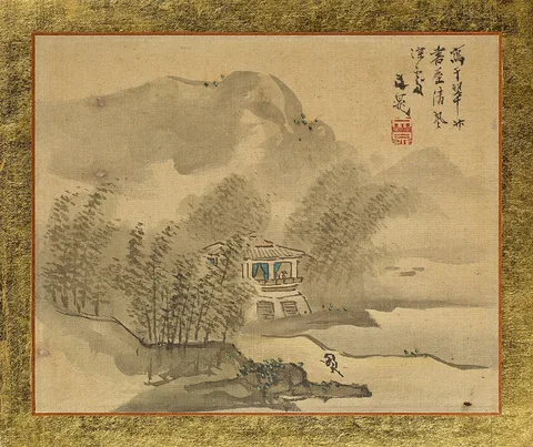Tani Bunchō, A House in a Bamboo Grove at the Shore