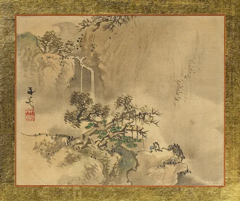 Tani Bunchō, A Man taking a Rest under a Big Pine Tree