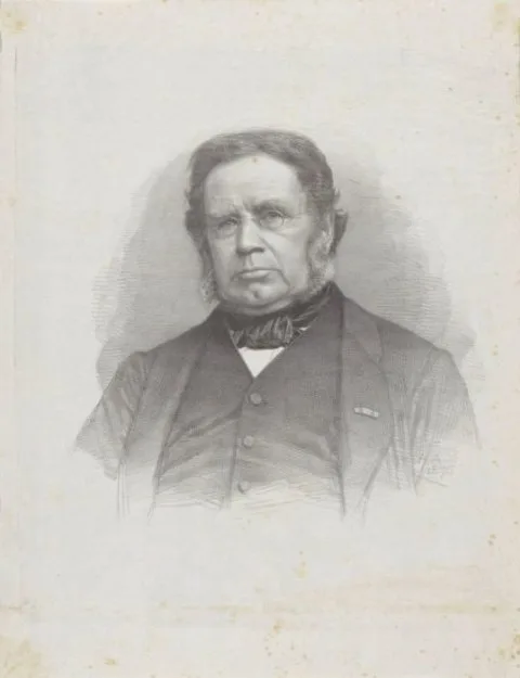 August Allebé, Portret van dominee Ottho Gerhard Heldring