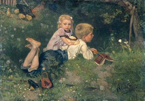 August Allebé, The Butterflies