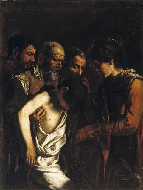 Giovanni Serodine, Saint Margaret Resurrecting a Young Man