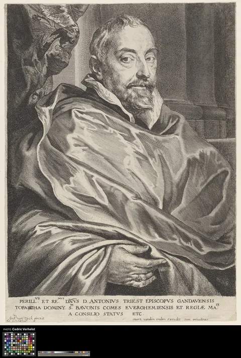 Pieter de Jode I, Portrait of Anthonius Triest
