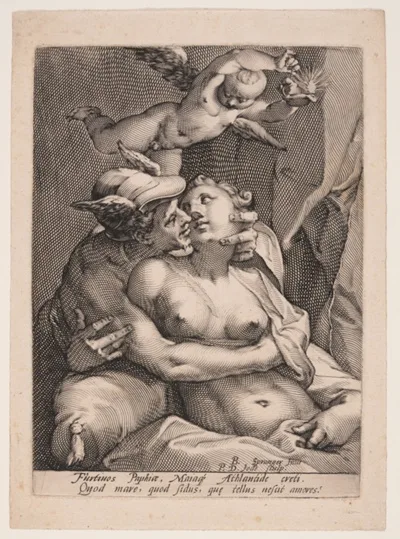 Pieter de Jode I, Mercury, Venus, and Cupid