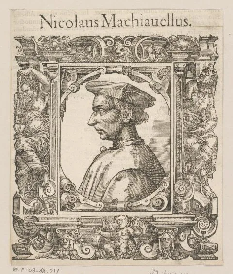 Tobias Stimmer, Portret Niccolò Machiavelli