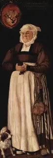 Tobias Stimmer, Portrait of Elsbeth Lochmann, wife of Jacob Schwytzer