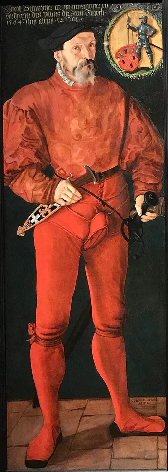 Tobias Stimmer, Portrait of Jacob Schwytzer