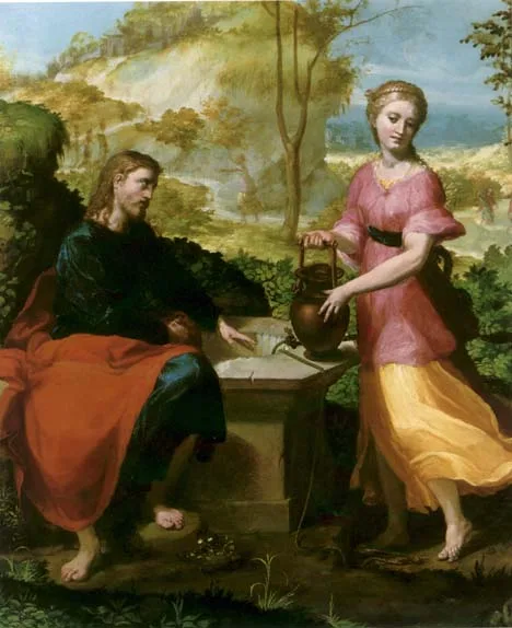 Michelangelo Anselmi, Christ and the Woman of Samaria