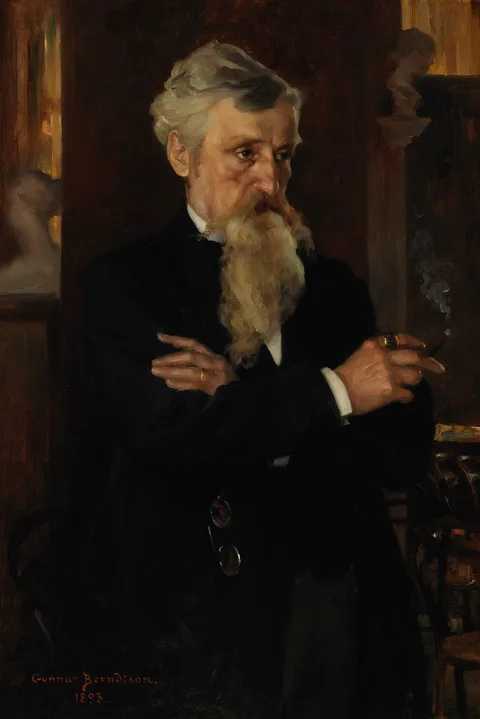 Gunnar Berndtson, Portrait of August Schauman, journalist